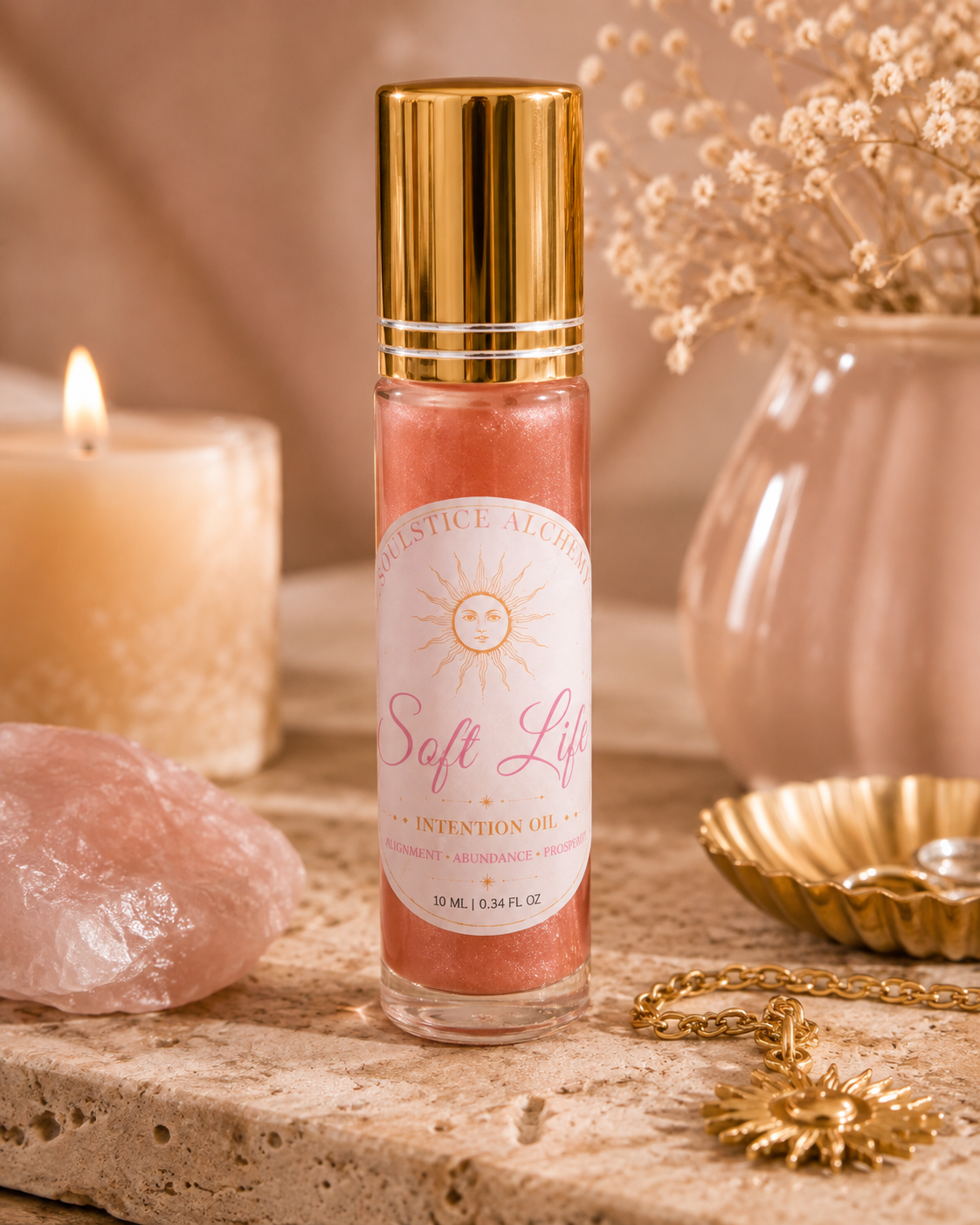 Soft Life | Crystal Infused Botanical Rollerball