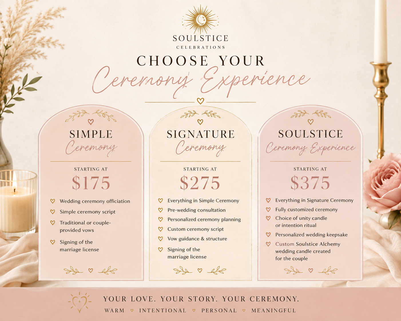 Personalized Wedding Officiant Services | Soulstice Celebrations