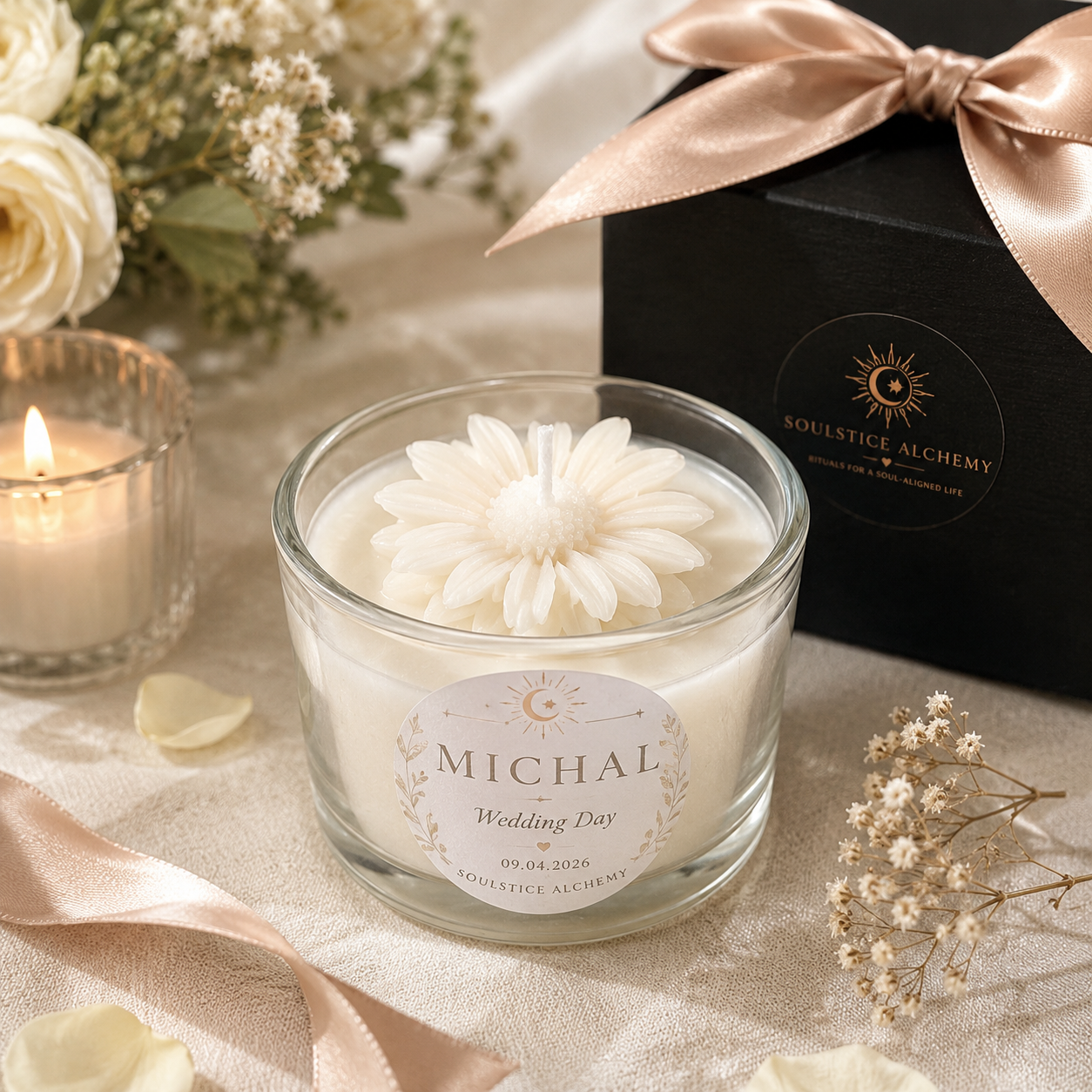 Wedding Intention Gift Box | Personalized Couple's Ritual & Keepsake Set
