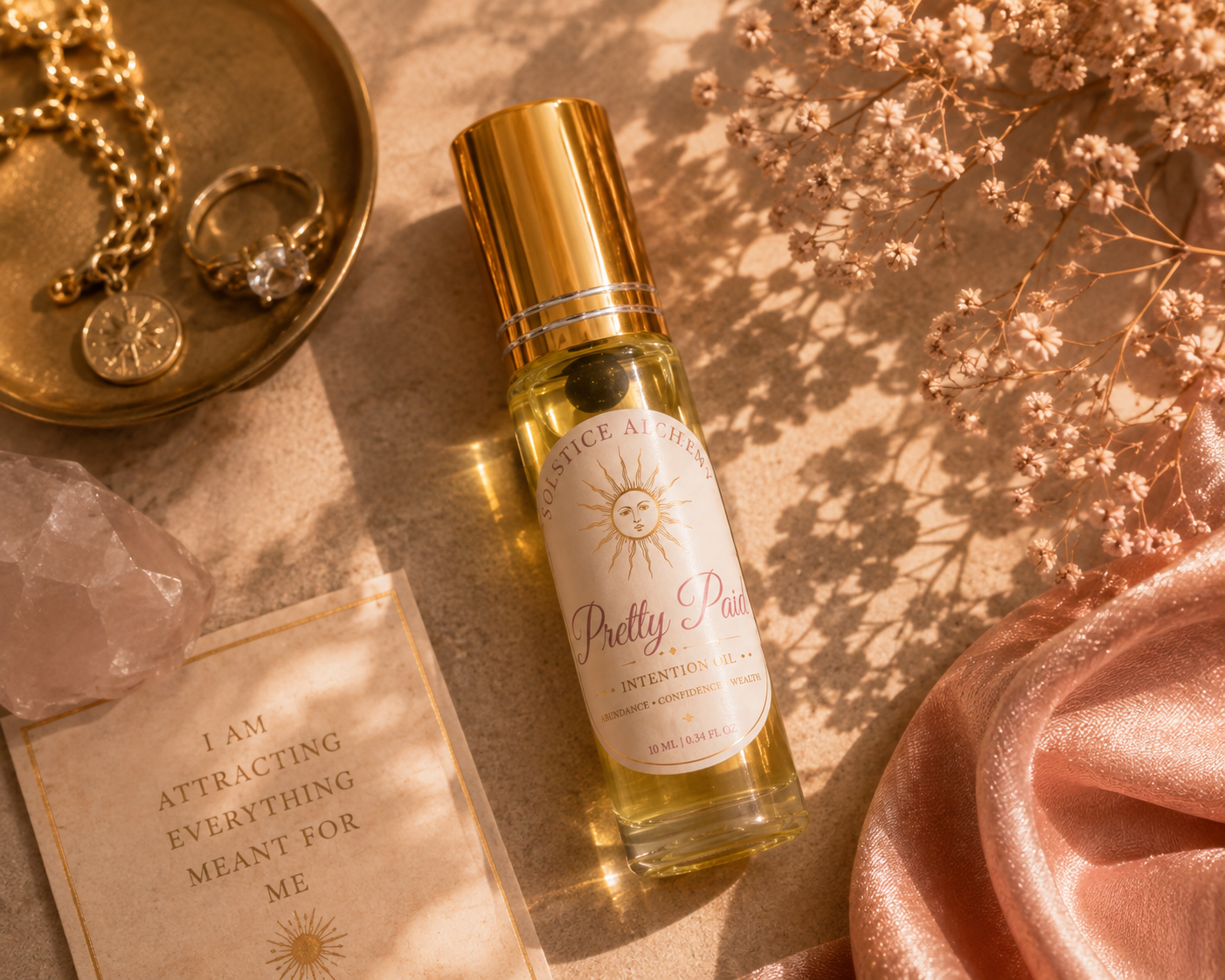 Pretty Paid | Crystal Infused Botanical Rollerball