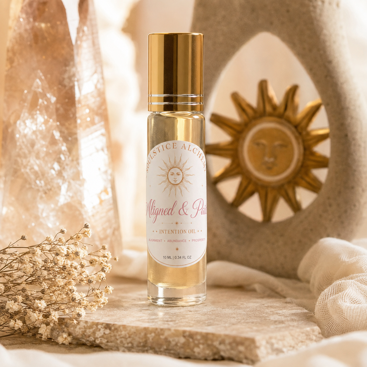 Aligned & Paid | Crystal Infused Botanical Rollerball